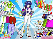 Ragazza Dressup dello sciampo