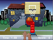 Um jogo de basquetebol