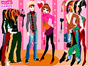 Couples heureux Dressup