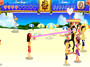 Gioco di flirt della spiaggia