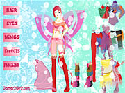 Ragazza Dressup della farfalla