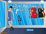  Shop N Dress 篮球比赛：摇滚女孩连衣裙