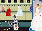 Jeu de boule de panier de robe du magasin N : Robe de fleur