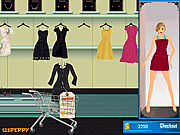  쇼핑 N 드레스 바구니 공 게임: 십대 드레스