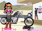 Motociclista Betty Dressup