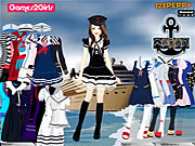 Tandy Sailor Girl Dressup Game