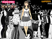 Leena Black & White Dressup