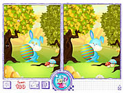 Différences de lapin de Pâques