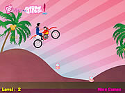 Girl Bike Stunt