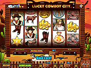 Città fortunata del cowboy