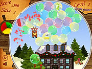 Burbujas de la Navidad