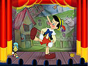 Teatro de la marioneta de Pinocchio