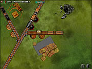 Eisenbahn-zurückstellendes Puzzlespiel