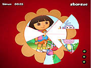 Dora l'explorateur - puzzle rond