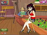 Fille de billards