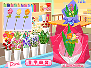 Blumen-Geschäfts-Spiel