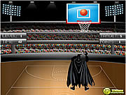 Batman versus de Toernooien van het Basketbal van de Superman