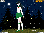 Kagome Higurashi veste-se acima