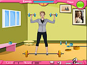 Scarlett Johanson Gymnastik-Training