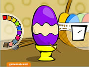  색칠된 계란
