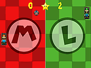 Mario gegen Luigi Pong