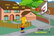 Gioco di pallacanestro di Bart Simpson