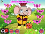 Elefante lindo Dressup