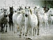 Rompecabezas del caballo blanco