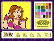 Juego bárbaro del colorante de Lutu