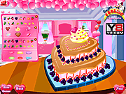 Amar la decoración de la torta