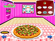 Decoración de la pizza de Smokey