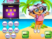 Dora Spaß kleiden oben Spiel