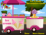 アイスクリームを持つ子ども