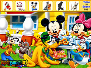 Mickey e objetos escondidos amigos