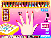 Mostra colorida do Manicure