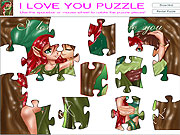 Ich liebe dich Puzzlespiel