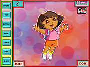 Dora veste in su il gioco