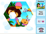 Verrücktes Puzzlespiel-Dora