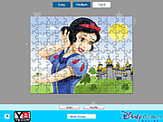 Princesse blanche Jigsaw de neige