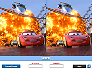 Disney-Autos finden die Unterschiede