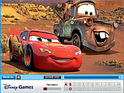 Disney Cars скрытые буквы