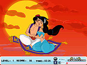 Beijo do amor de Aladdin