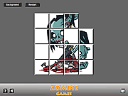 Zombie-Schweber-Puzzlespiel