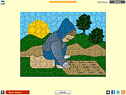 Puzzle denteux d'école