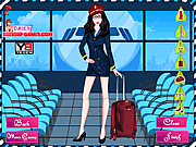 Sweet Flight Attendant Dress Up 2