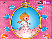 Princesa real Boneca Pingamento acima