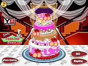 Torta de boda gorda grande Deco