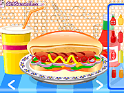 Decorazione del hot dog