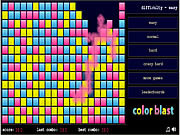 Juego de la ráfaga del color