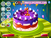 Мой первый день рождения торт